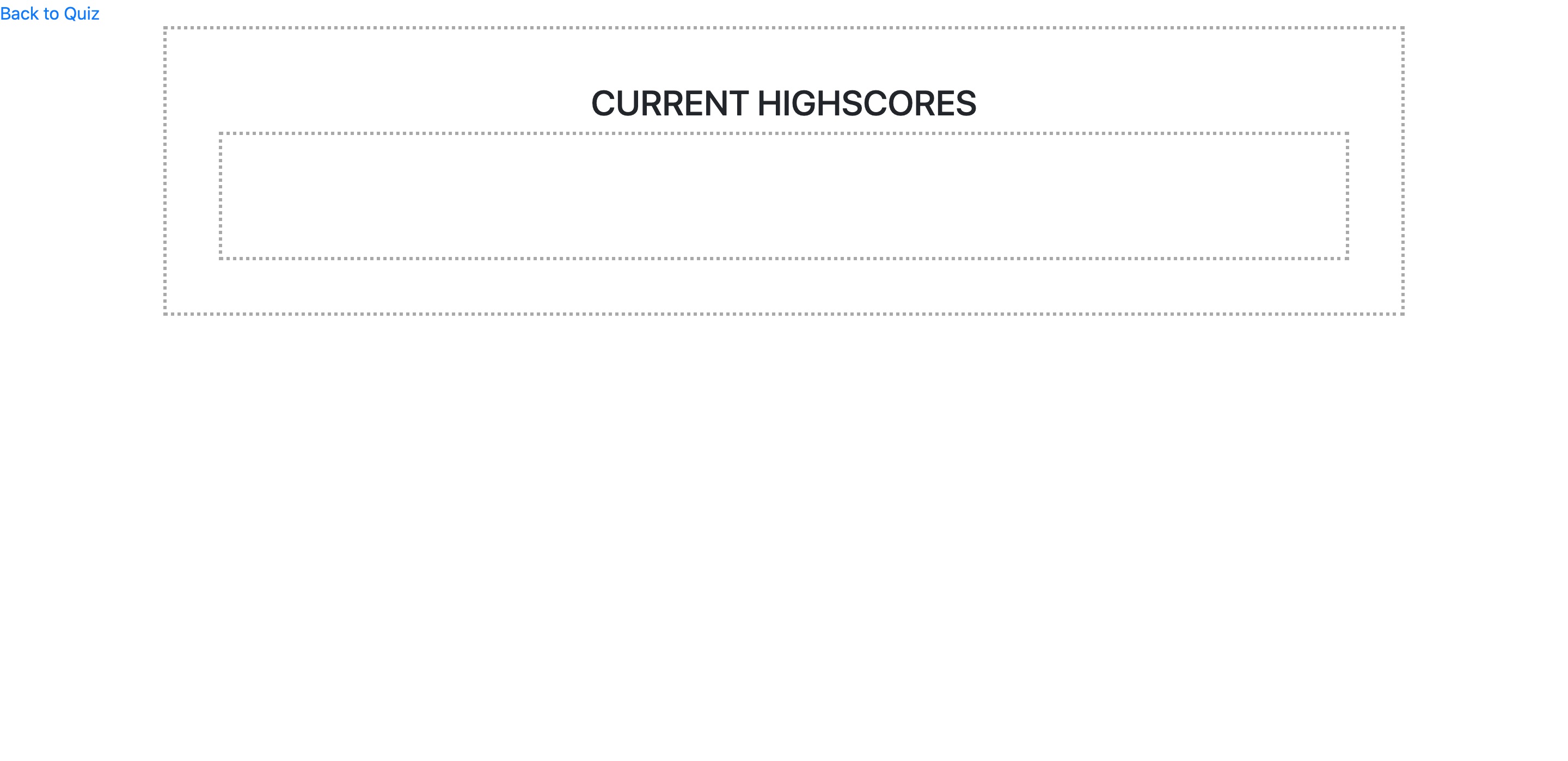 quiz Scoreboard